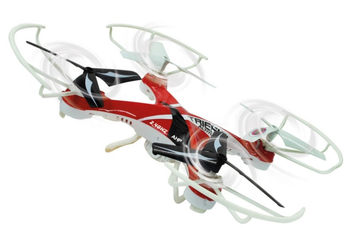 JAMARA 422018 - Triefly Altitude HD AHP 2,4 GHz 3D Turbo Quadrocopter mit LED Beleuchtung und Schnellwechsel-Akku