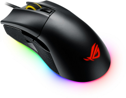Asus ROG Gladius 2 Gaming Maus (12000 DPI, Aura Sync RGB Unterstützung, ergonomisches Design, dedizierte DPI Taste) stahlgrau