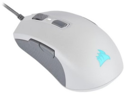 Corsair M55 RGB PRO - Beidhändig - Optisch - USB - 12400 DPI - Weiß