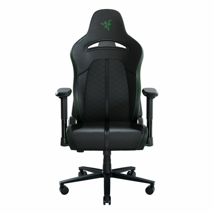 Razer Enki X - Gaming-Stuhl für Sitzkomfort den ganzen Tag (Integrierter Lordosenbogen, breitere Sitzfläche, optimierte Polsterdichte