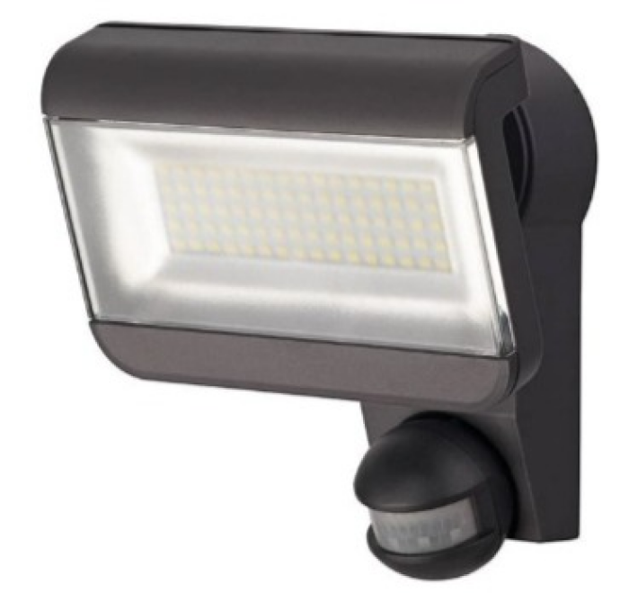 Brennenstuhl Sensor LED-Strahler Premium City SH 8005 PIR IP44 anthrazit, mit Infrarot-Bewegungsmelder, 1179290311