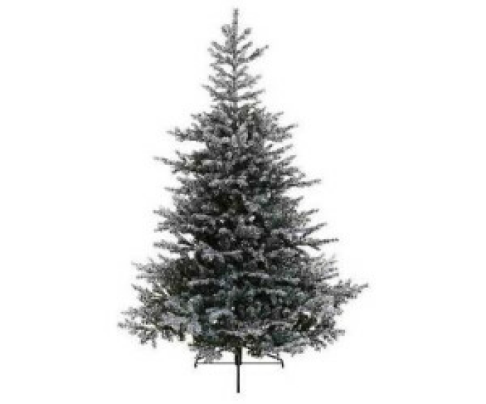 Everlands Künst­li­cher Weih­nachts­baum Grandis Fir 210cm, beschneit