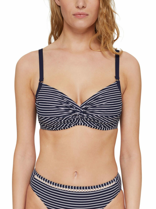 Esprit Bügel-Bikini-Top »Recycelt: Bügel-Top mit Streifen«