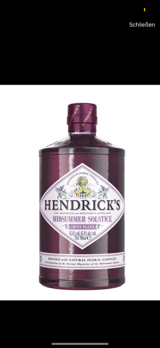 Hendrick’s Gin Midsummer Solstice 0.7L 43.4%