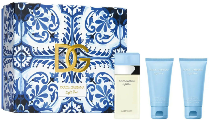 Dolce & Gabbana Light Blue Set (EdT 50ml + BL 50ml + SG 50ml)