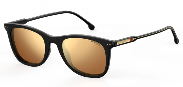 Sonnenbrille 197/S unisex schwarz mit braunen Gläsern