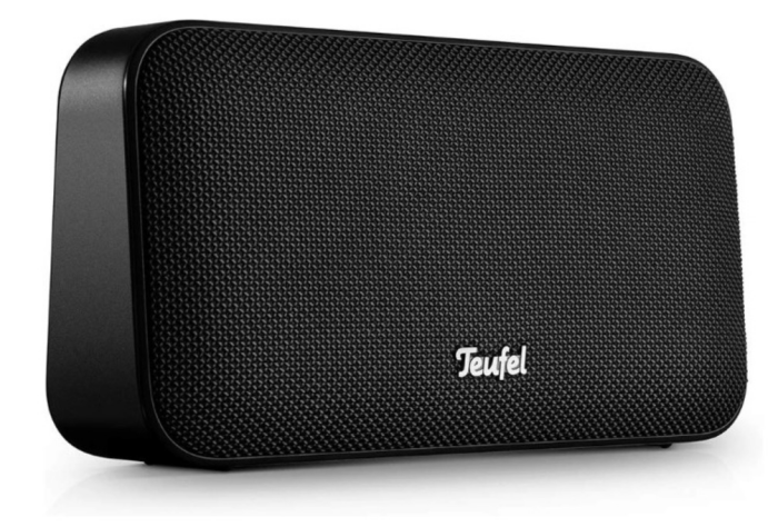 Teufel Motiv® GO Stylischer Portabler Bluetooth-Stereo-Speaker Lautsprecher mit Strahlwasserschutz IPX5 Schwarz
