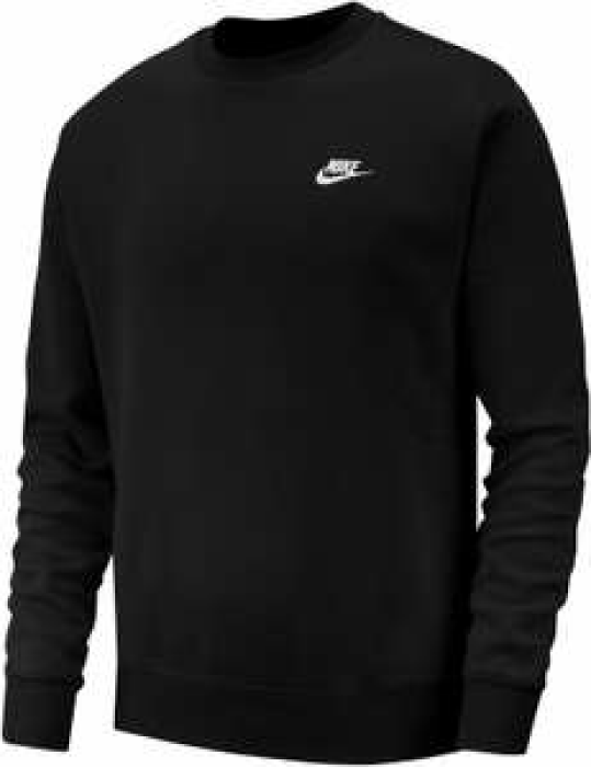 Nike Sportswear Club Sweatshirt Herren - Schwarz, Weiß