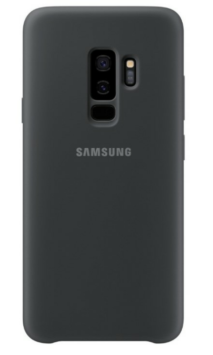 Samsung Silikon Cover Hülle für Galaxy S9+ schwarz