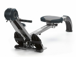 Skandika Rudergerät Poseidon | 2 in 1 Multi Gym, klappbar, Polyfiber Zugsystem mit 3 Widerstandslevel, Inkl. 3 Trainingsgriffe, bis 110 kg