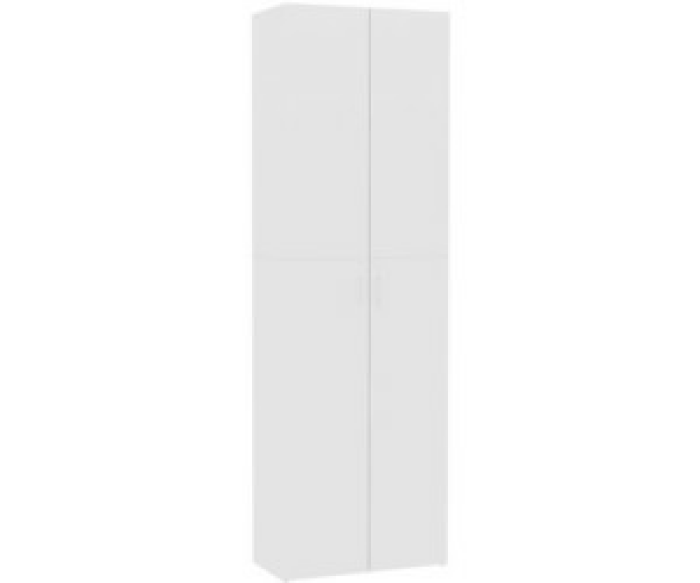Vidaxl - Bü­ro­schrank Hoch­glanz-Weiß 60x32x190 cm