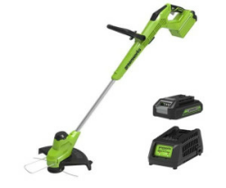 Greenworks Akku Ra­sen­trim­mer G40T5K2