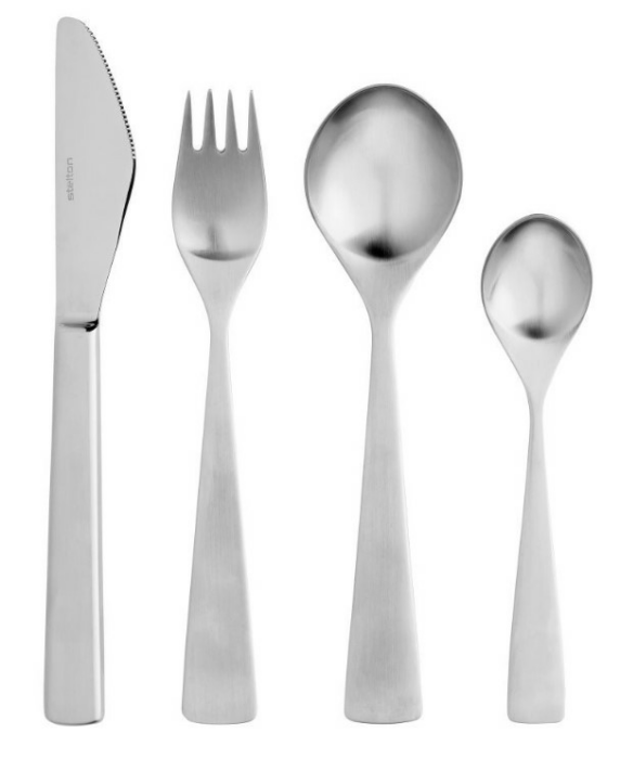 Stelton - Maya cutlery Besteck-Set Stainless Steel, 24-teilig