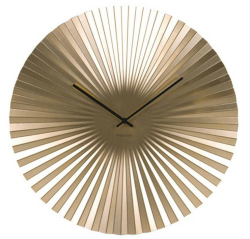 Karlsson Wanduhr Sensu XL in Gold - Ø 50 cm