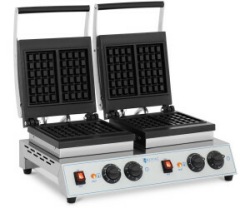 Royal Catering Dop­pel-Waf­fel­ei­sen - belgische Waffeln