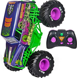 Monster Jam, Offizielle Grave Digger Freestyle Force, Ferngesteuertes Auto, Monstertruck-Spielzeug für Jungen, Kinder und Erwachsene, Maßstab 1:15