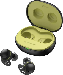LG TONE Free Fit DTF7Q In-Ear Bluetooth Kopfhörer mit MERIDIAN-Technologie, ANC (Active Noise Cancellation) & UVnano+, Schwarz [Modelljahr 2022]
