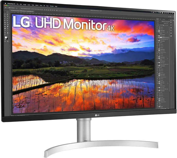 LG 32UN650 Monitor 32 Zoll UltraHD 4K LED IPS HDR, 3840 x 2160, AMD FreeSync 60Hz, 1 Milliard Farben, Stereo Audio 10 W, HDMI 2.0 (HDCP 2.2)