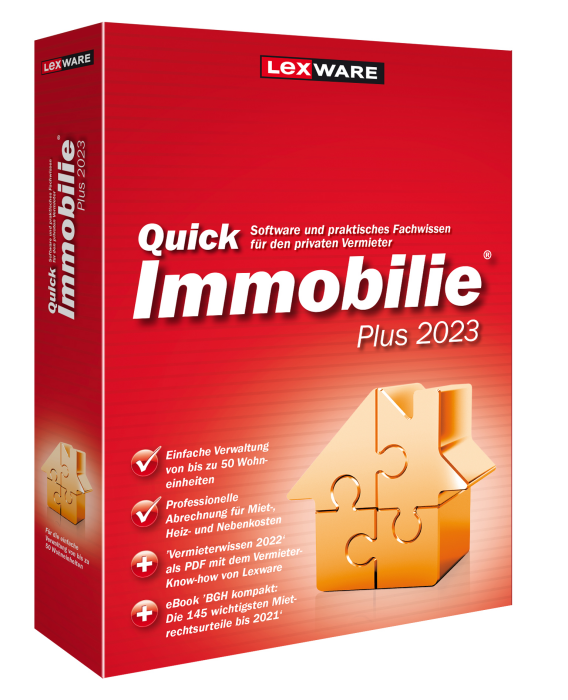 Lexware QuickImmobilie 2023 Plus Download Win, Deutsch