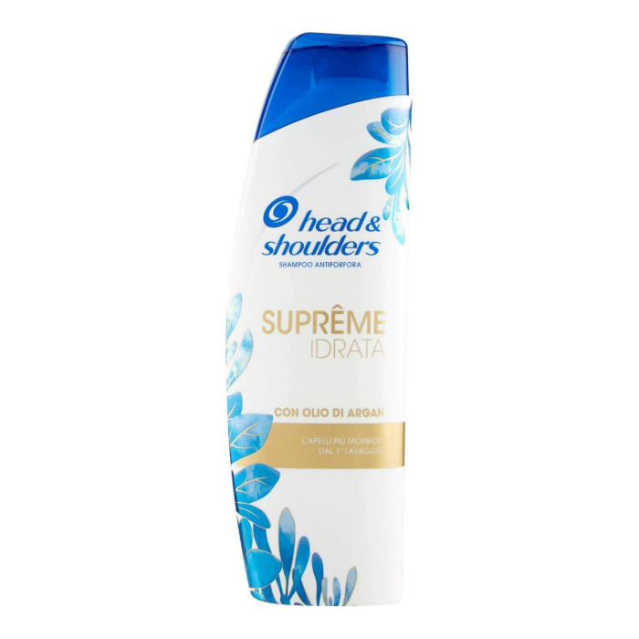 Feuchtigkeitsspendendes Head & Shoulders Anti-Schuppen-Shampoo Suprême, mit Arganöl und sublimierenden Inhaltsstoffen, 225 ml