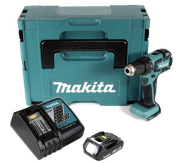 Makita DDF459Y1J Akku-Bohrschrauber inkl. 1x Akku 1,5Ah + Ladegerät + Koffer