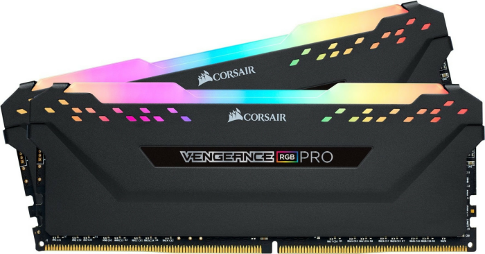 Corsair Vengeance RGB Pro Schwarz 64GB Kit (2x32GB) DDR4-3200