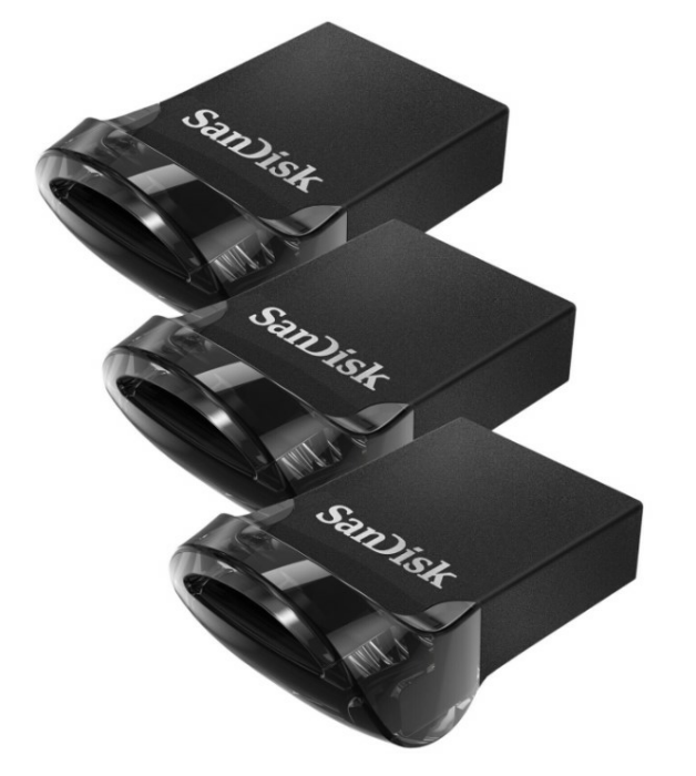 SANDISK 3er Pack Ultra Fit - USB-Flash-Laufwerk, 32 GB