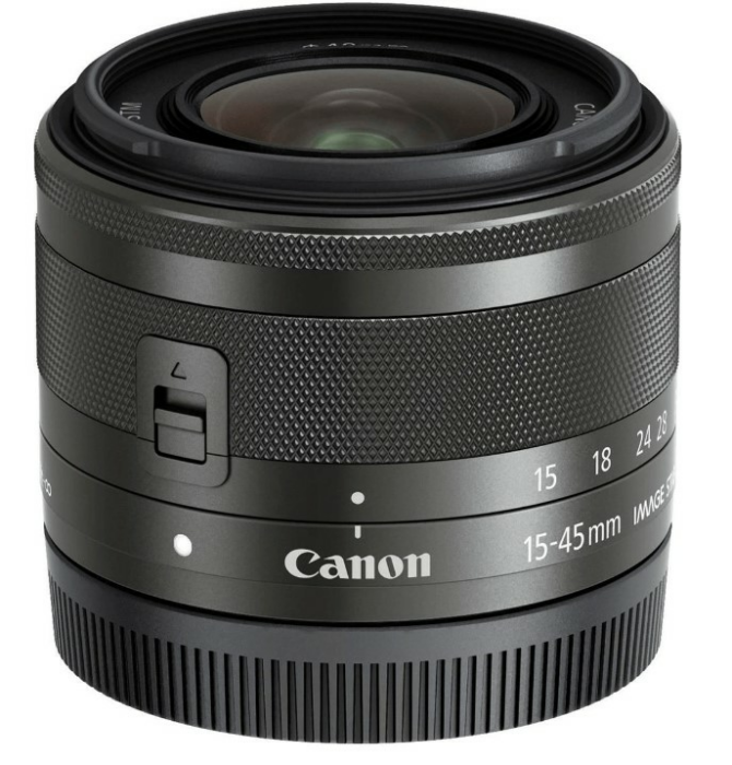 Canon EF-M 15-45mm f3.5-6.3 IS STM schwarz Weitwinkel-Zoomobjektiv