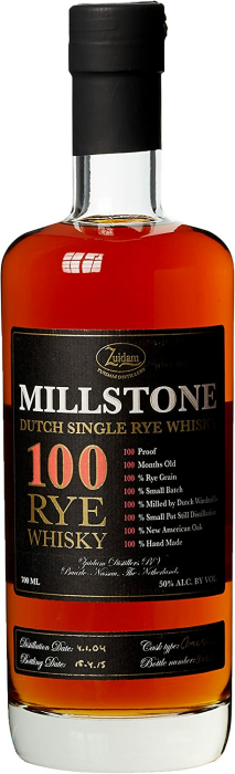 Zuidam Millstone 100 Rye Whiskey (1 x 0.7 l)