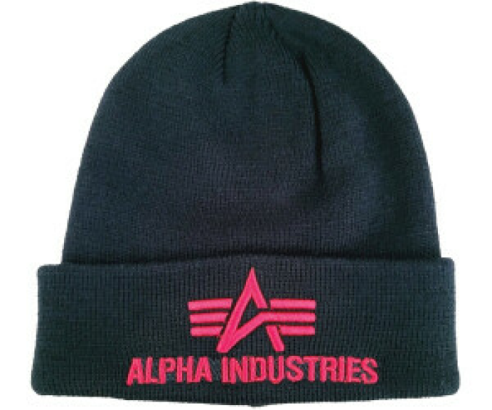 Alpha Industries Beanie mit La­bel-Stit­ching