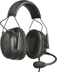 Trust Gaming GXT 444 Wayman Pro Gaming Headset Kopfhörer (mit Mikrofon und passiver Geräuschdämpfung für PS4, Xbox One, PC, Laptop und Nintendo Switch) schwarz