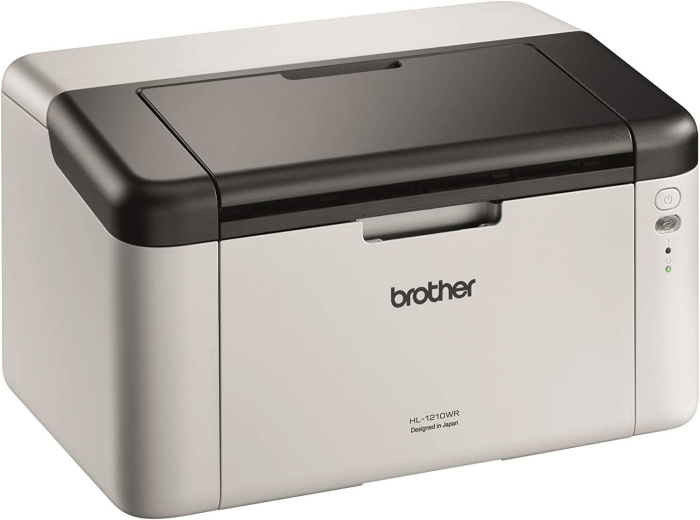 Brother HL-1210W Kompakter S/W-Laserdrucker weiß/dunkelgrau