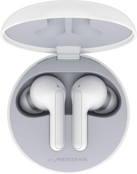 LG TONE Free FN6 Earbuds, Wireless Charging, Kabellose Bluetooth In-Ear Kopfhörer mit Uvnano, Weiß