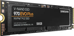 Samsung 970 EVO Plus MZ-V7S500BW | Interne NVMe M.2 SSD, 500 GB, Bis zu 3.500 MB/s sequentielles Lesen