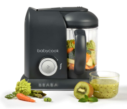 BÉABA Babyflaschenwärmer Babykostzubereiter Babycook® Solo Dunkelgrau