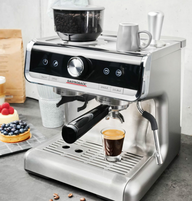Gastroback Siebträgermaschine 42616 Design Espresso Barista Pro