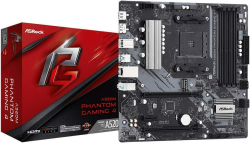 ASRock A520M Phantom Gaming 4 - Motherboard - micro ATX - Socket AM4 - AMD A520 - USB 3.2 Gen 1 - Gigabit LAN - Onboard-Grafik (CPU erforderlich) - HD Audio (8-Kanal)
