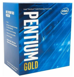 Intel Pentium Gold G6605 4.3 GHz, 2C/4T, 4 MB Cache Box mit Kühler