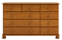 Home affaire Kommode »Richmond«, mit 9 Schubladen, Breite 121 cm