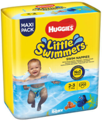 HUGGIES Schwimmwindel Little Swimmers Größe 2-3 5 x 20 Stück
