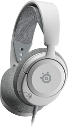 SteelSeries Arctis Nova 1P - Multi-System Gaming-Headset – Hi-Fi-Treiber – 360° Surround-Sound – Memory Foam-Ohrpolster - Weiß