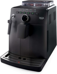 Gaggia HD8749/01 Naviglio Black – Kaffeevollautomat, für Espresso und Cappuccino, Kaffeebohnen, 15 Riegel, 1850 W, Schwarz, 100 % Made in Italy