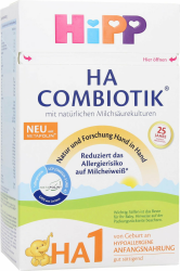 HIPP HA 1 Combiotik Pulver 600 g Milchnahrung Hypoallergene Anfangsnahrung 1 Combiotik