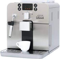 Gaggia Kaffeevollautomat Brera RI9305/01 silber Edelstahl Kunststoff B/H/T: ca. 25,6x31,5x44,7 cm
