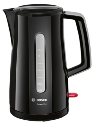 Bosch CompactClass TWK3A013, Wasserkocher (schwarz/grau, 1,7 Liter)