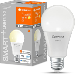 Ledvance Smarte LED-Lampe mit WiFi Technologie, Sockel E27, Dimmbar, Warmweiß (2700 K), ersetzt Glühlampen mit 100 W, SMART+ WiFi Classic Dimmable, 1er-Pack