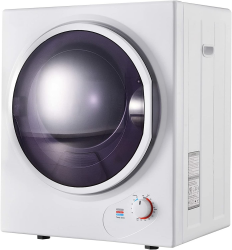 Mini Tumble Dryer,Ablufttrockner,Ptc Ceramic Heating,Dual Filters,200 Minutes Timer,Stainless Steel Drum,Overheat Protection