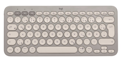 Logitech K380 Multi-Device, Tastatur (beige, DE-Layout, Bluetooth, für Windows/macOS/iPadOS/Chrome OS/Android)