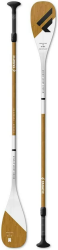 Fanatic Paddle Bamboo Carbon 50 Adjustable 7.25" Braun-Weiß - Stylisches verstellbares Paddel, Größe 7.25" - Farbe Brown