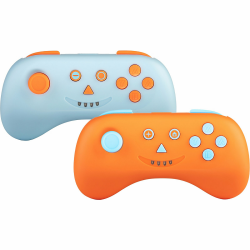 Snakebyte MULTI:PLAYCON, 2 Bluetooth-Controller, blau & orange (Nintendo Switch)